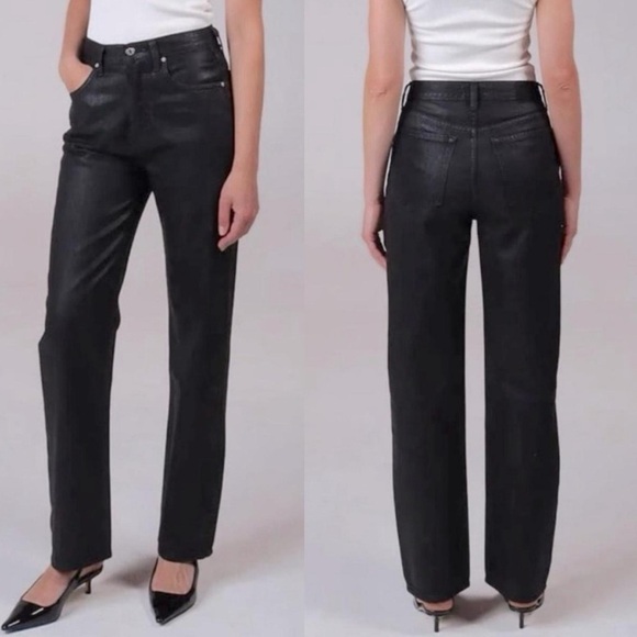 Etica Jeans Leah Ultra High Rise Straight Size 26 - Picture 1 of 6